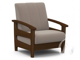 Кресло для отдыха Омега (орех лак/CATANIA COCOA) в Нижней Пойме - nizhnyaya-pojma.katalogmebeli.com | фото
